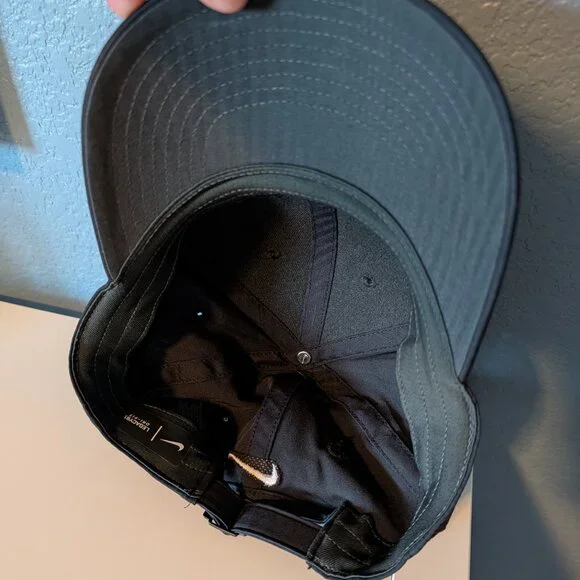 Nike Legacy 91 Dri Fit Baseball Hat Cap Black Strapback Adult OSFM - Picture 6 of 6